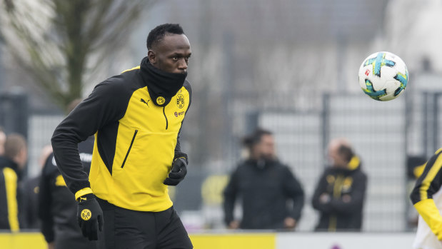 Bolt has trained with German powerhouse Borussia Dortmund. 