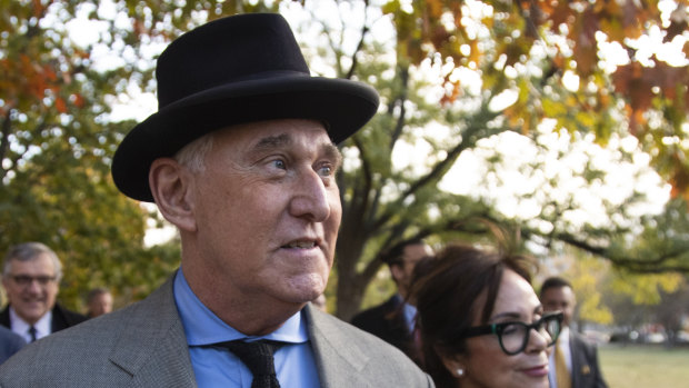 Roger Stone, a longtime Republican provocateur and former confidant of President Donald Trump.