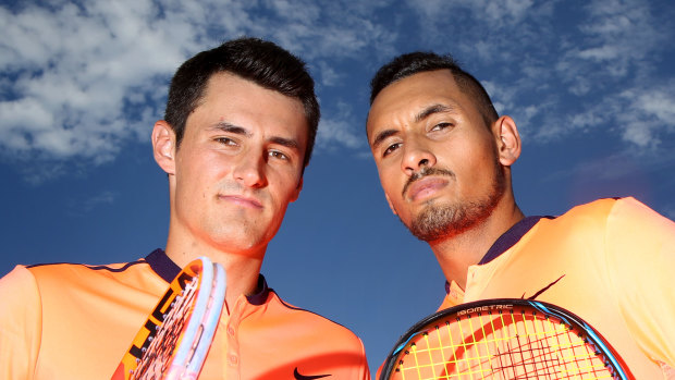 Bernard Tomic and Nick Kyrgios will play off against each other at Kooyong.
