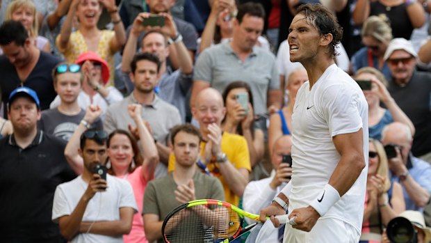 Nadal's long breaks between points angered Kyrgios.