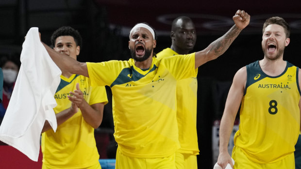 The Boomers play Slovenia on Saturday.