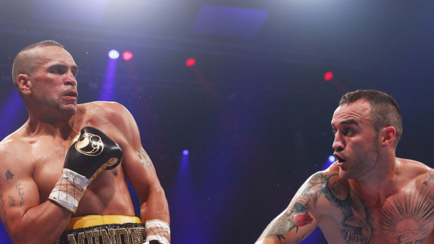 Likely swansong: Anthony Mundine fights Tommy Browne in Sydney in January.