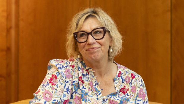 Former Australian of the Year and domestic violence advocate Rosie Batty during a March meeting with the Prime Minister.