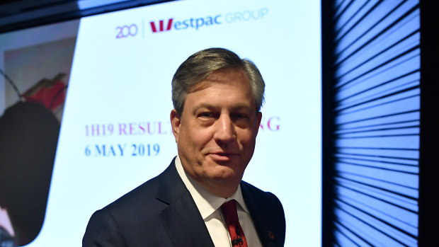 Westpac chief executive officer Brian Hartzer in Sydney on Monday.