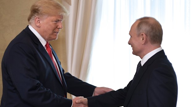 At the heart of the matter: US President Donald Trump and Russian President Vladimir Putin