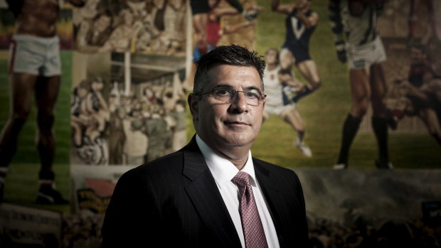 Former AFL chief executive Andrew Demetriou: “The
public is sick of spin and they respect decisiveness.”