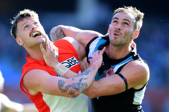 Peter Ladhams may have ruined his own AFL finals chances, remote as they might have been.