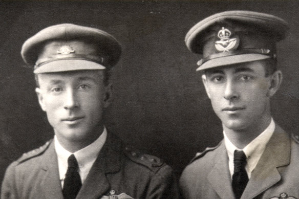 Captain Ross and Lieutenant Keith Smith) who made the first flight from Britain to Australia 100 years ago in a modified Vickers Vimy bomber. 