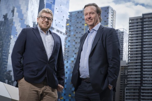 Former Fortescue executives Bart Kolodziejczyk and Michael Masterman are the co-founders of green iron start-up Element Zero.