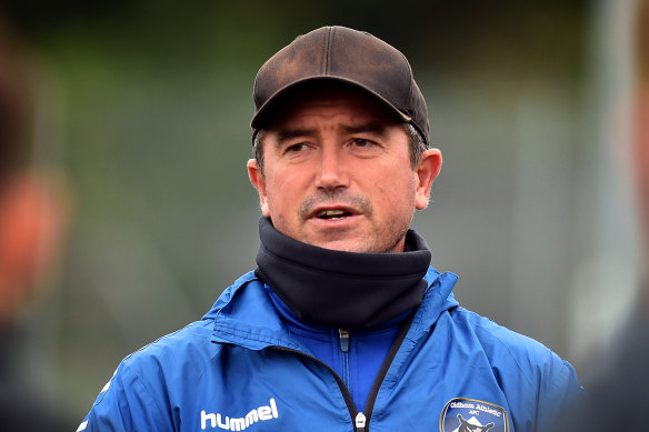 Harry Kewell took charge of Oldham Athletic last August.
