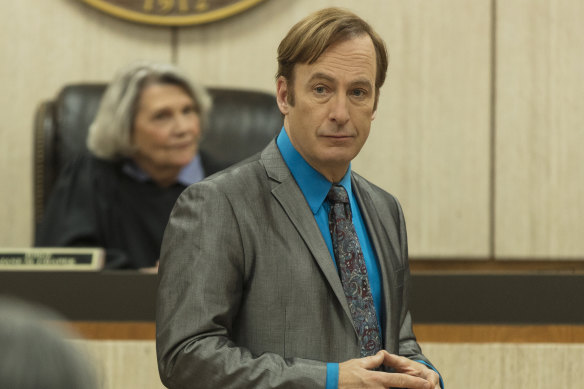 Bob Odenkirk in the Breaking Bad spin-off Better Call Saul, which will return for its final season in 2022.