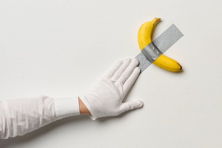 The Comedian karya Maurizio Cattelan