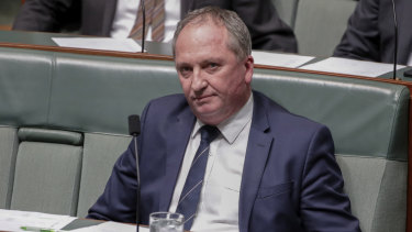 Barnaby Joyce says two bushfire victims "most likely" voted for the Greens. 