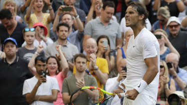 Nadal's long breaks between points angered Kyrgios.