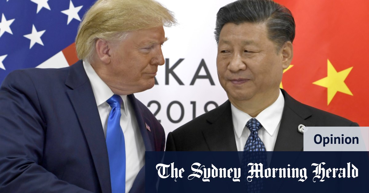 Donald Trump ist ein vorgetäuschter harter Kerl gegenüber China