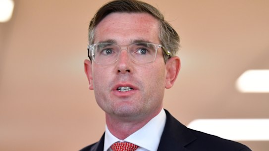 NSW Treasurer Dominic Perrottet will oversee a $20 billion revenue shortfall.