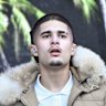 Fakemink, real name Vincenzo Camille, pictured at Rolling Loud this month. The UK rap sensation has polarised the internet.
