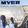 Outgoing Myer chief executive John King leaves the business in better financial shape, but facing more tough economic conditions. 