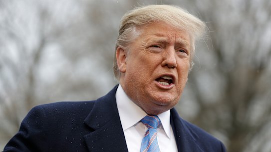 US President Donald Trump.