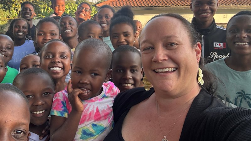 It started with one orphan. Now dozens call this Aussie expat ‘auntie’