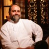 Greg Malouf at MoMo’s, the Melbourne basement restaurant where he was awarded two chefs’ hats.