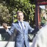 Nelson Alexander Auctioneer Ryan Currie in action selling a property at 93 Shields Street, Flemington. The property sold for $1,950,000. 