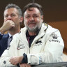 South Sydney co-owner Russell Crowe.