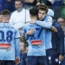 Pressure eases on embattled Corica as Sydney FC add to Victory’s misery