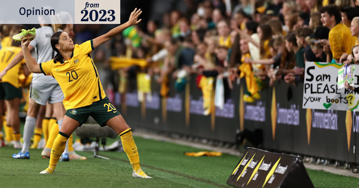 Sam Kerr is not just a very naughty girl; she might as well be the messiah