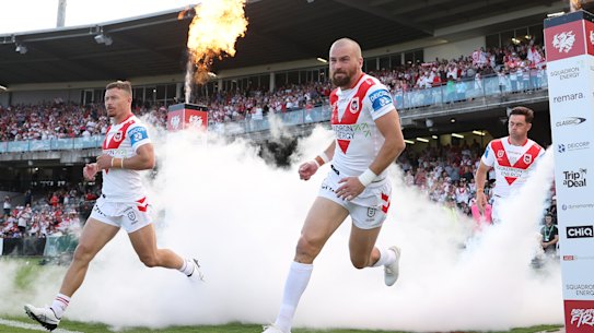 Dragons fullback Clint Gutherson.