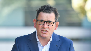 Premier Daniel Andrews is seeking to turn the narrative from despondency to optimism. 