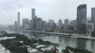 Steady rain is predicted to roll in for Brisbane from Monday night.