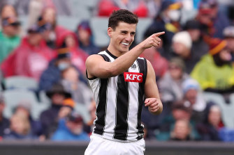 Nick Daicos hit new heights in Collingwood’s win over the Crows.