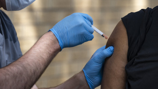 COVID vaccinations are already mandatory for police officers and Queensland Health staff. 