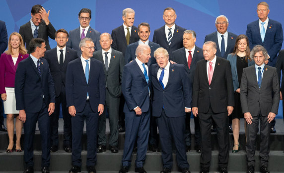 World leaders gather in Madrid for the NATO leaders’ summit.