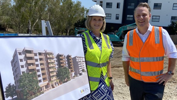 Brisbane Housing Company’s Greta Egerton says the infrastructure charges waiver announced by Lord Mayor Adrian Schrinner will save almost $1 million on their 92-unit community housing development at Chermside.