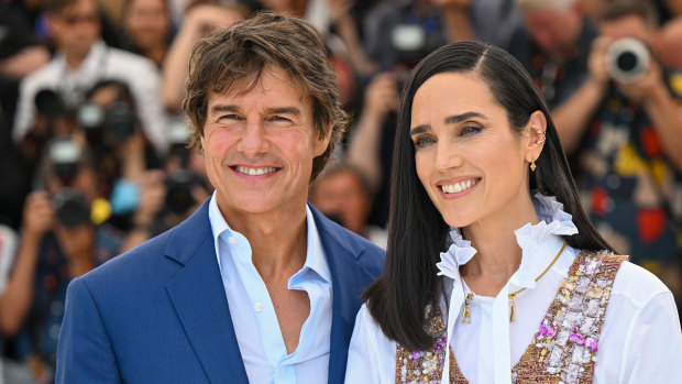 “The casting of Jennifer Connelly in Top Gun: Maverick” - pictured, right, with co-star Tom Cruise - “I think people were surprised that [the age gap] wasn’t as [wide] as you’d think,” says University of Melbourne popular culture lecturer Lauren Rosewarne. 