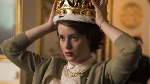 Claire Foy played Elizabeth II in the first two seasons of The Crown.