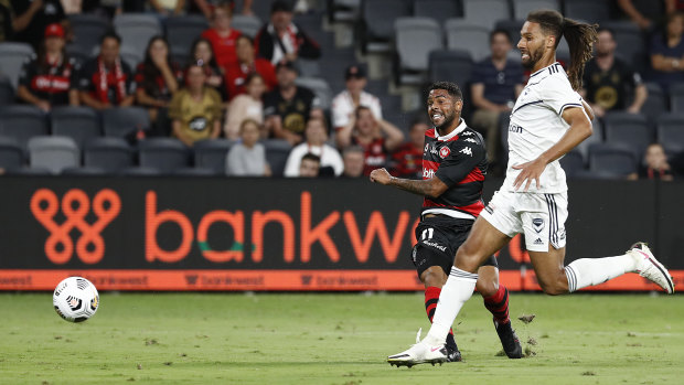 Kwame Yeboah wraps up the points for Western Sydney.
