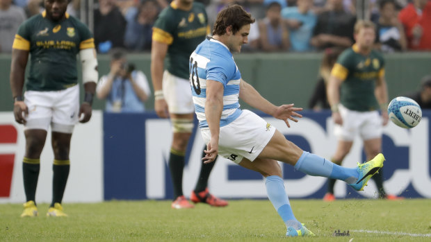 Argentina's Nicolas Sanchez will be pulling the strings in attack on Saturday.