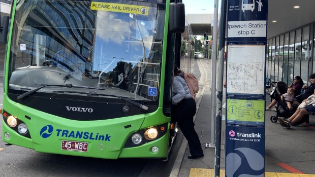 Multiple Ipswich buses were diverted after the alleged incident. 