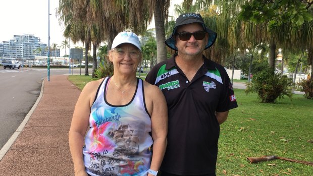 Townsville locals Lea and Greg Deacon say they feel forgotten by the major parties despite the attention around election time.