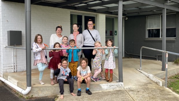 Jasmine Meagher and other parents from Augusta are fighting for a childcare centre in their small South West town.