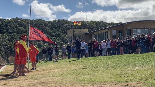 Port Campbell SLSC pauses for a minute's silence