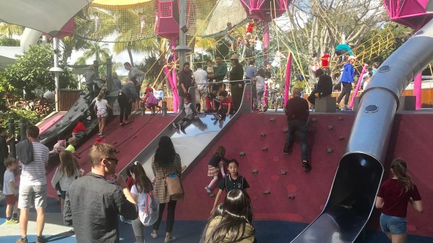 South Bank's play equipment is a good model to introduce to the Queen Street Mall, Jonathan Sri says.