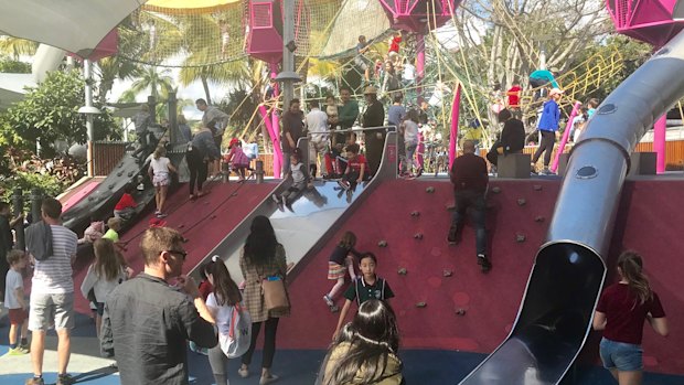 South Bank's play equipment is a good model to introduce to the Queen Street Mall, Jonathan Sri says.