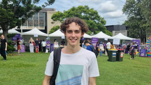 Luca Candaten is starting his first year of university at UQ.