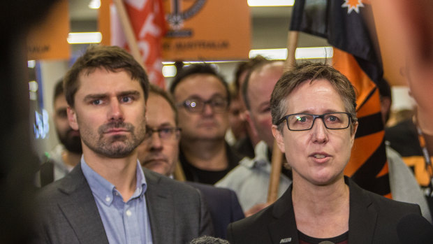 ACTU secretary Sally McManus has fired a warning shot.