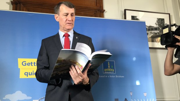 Cr Quirk delivers the 2018 Brisbane City Council budget.