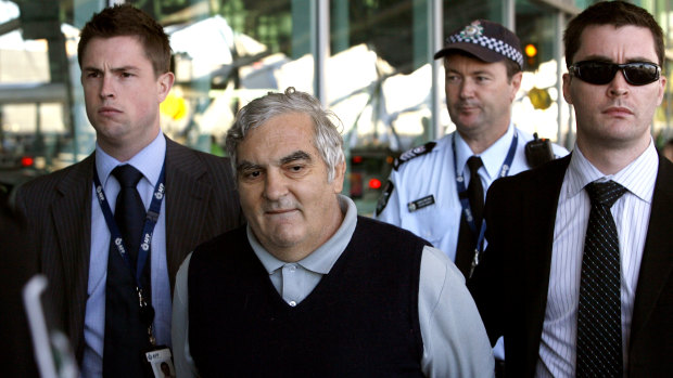 Former Vanuatu accountant Robert Agius after his arrest in April 2008.